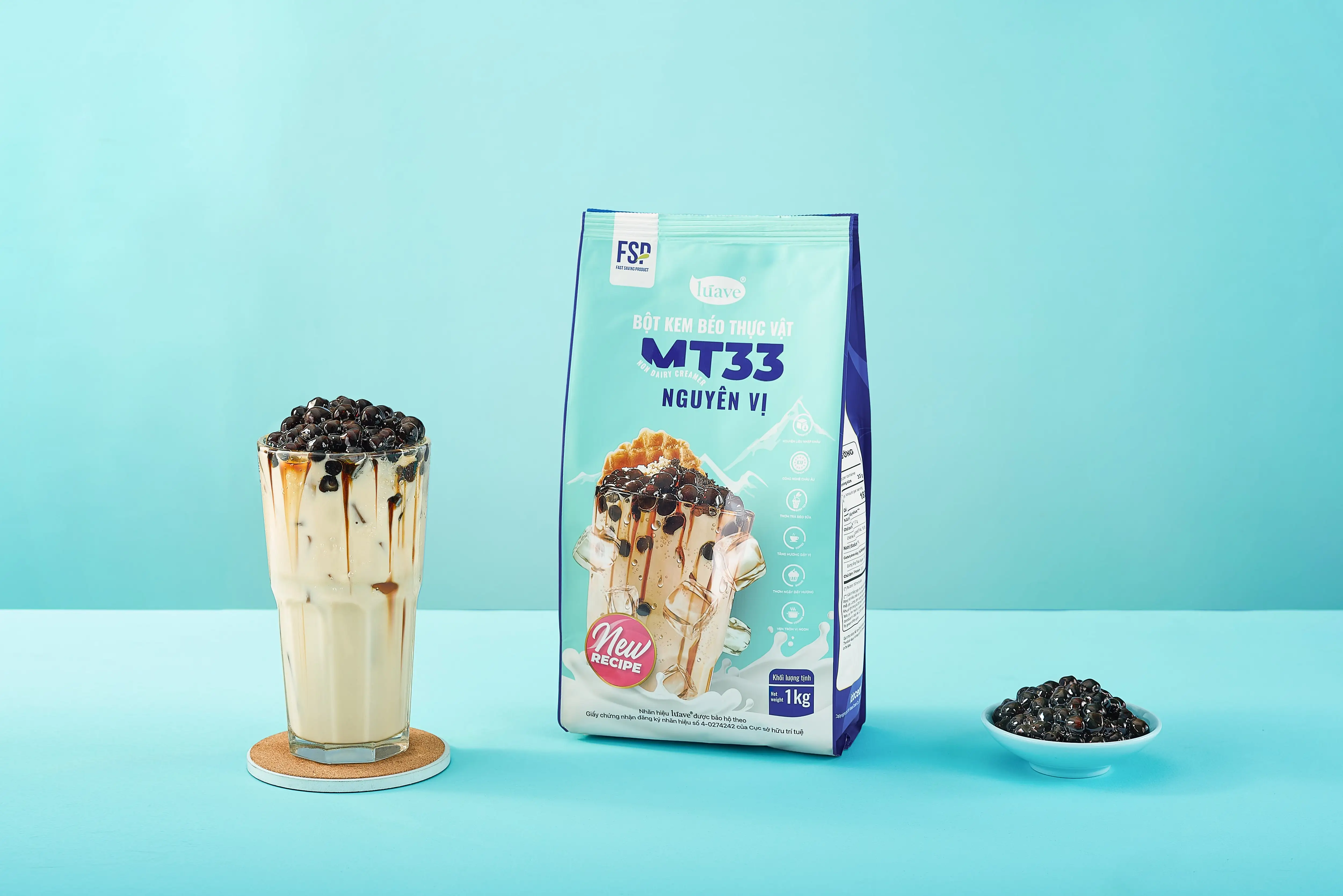 MT33 Original Non-Dairy Creamer Powder Simple to Use for Milk Teas, Coffee & More Maintains Tea Flavor, Ideal for Commercial Use