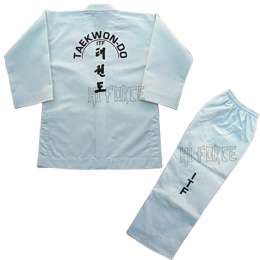 New Custom Brand  ITF Master Diamond Uniform TKD Uniform Embroidery Master Taekwondo ITF Dobok