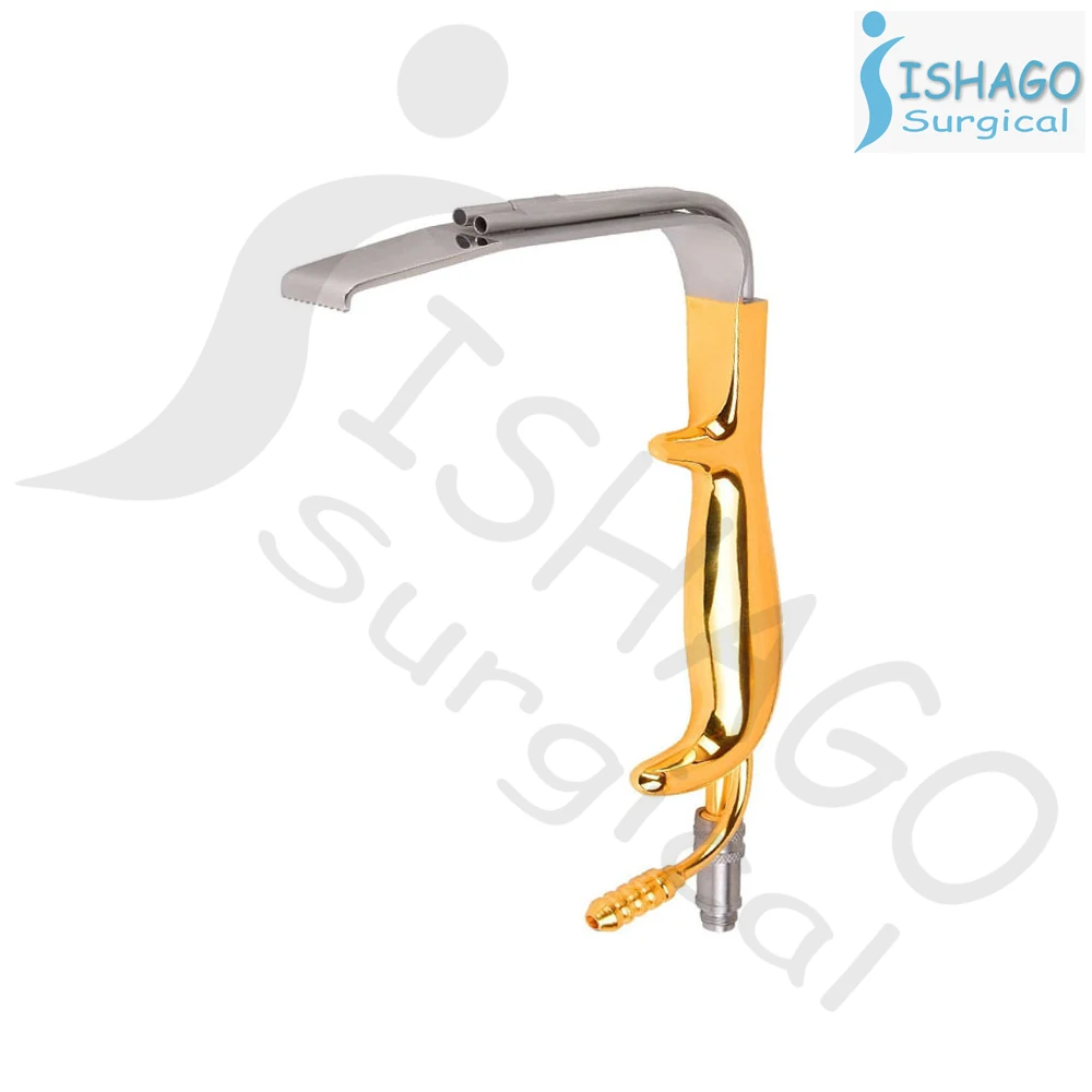 High Quality Fiber Optic Retractor With Teeth For Plastic Surgery Stainless Steel Fiber Optic Retractors