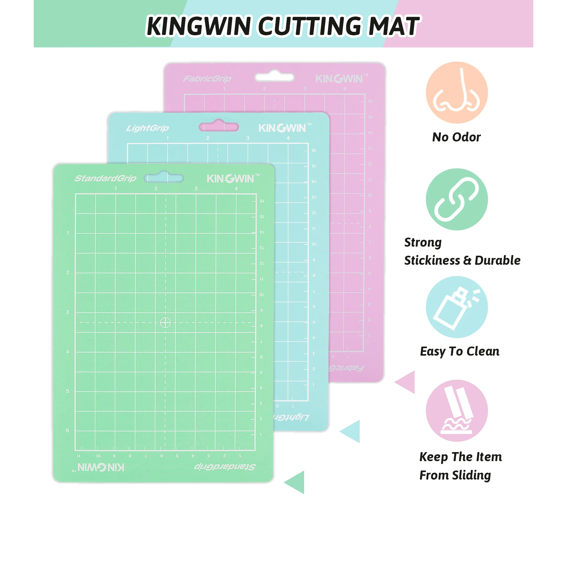 Multi Color Custom Size 12X12 12X24 4.5X6.5 4.5X12 Inches Cut Mat Cricut Pvc Self Healing Wholesale Non-Slip Leather Cutting Mat