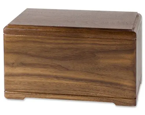 Wooden Casket Coffin Supplies Wooden Cremation Urn Funeral Supplies At Affordable Price 100% Natural Wood ashes Box Adult Urns