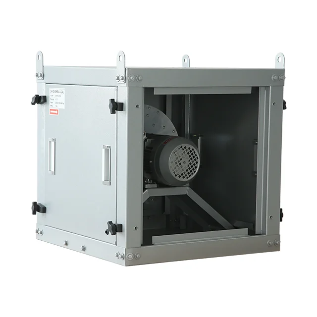 550W 1400RPM  Inline Square Centrifugal Fan  Direct Drive
