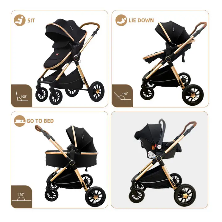 Wholesale Cheap Stroller Baby 2 in 1 Newborn Carriage China Kid Travel 3 In 1 Baby Stroller Coches Para Bebes. Stroller For Baby