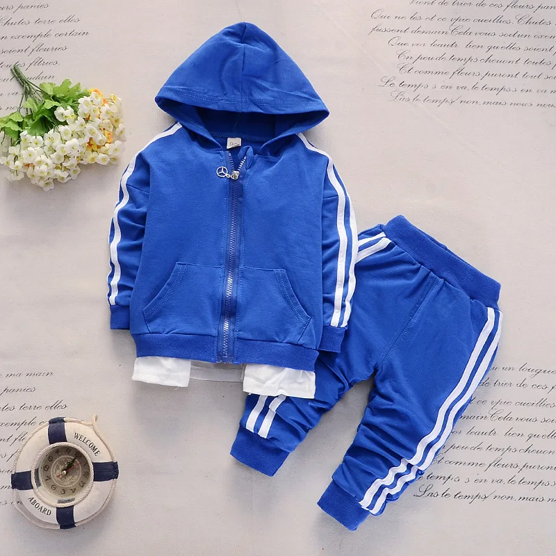 Good quality Wholesale Spring Autumn Kids clothing sets Children long sleeve toddler boys Clothing Sets