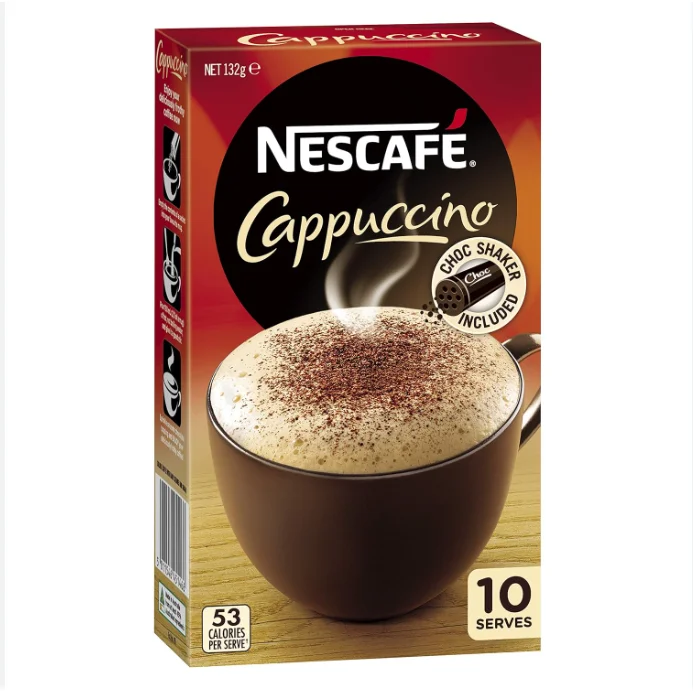 Оптовая продажа Nescafe золотой капучино кофе саше растворимый 200 г низкая цена для продажи