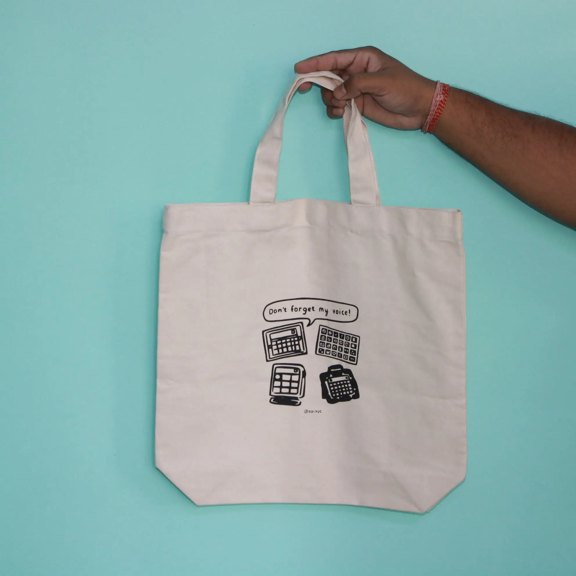 A high quality natural Calico Tote Bag perfect for Block Printing Stencilling Embroidering or Painting onto