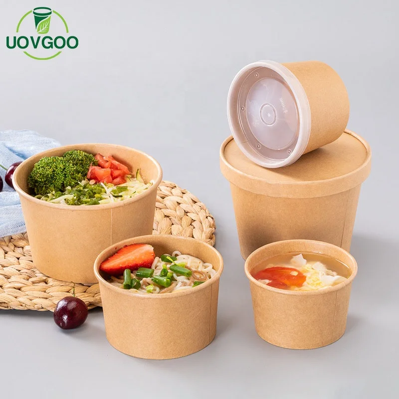 Wholesale China manufacture disposable soup cups paper food soup containers cup paper food container