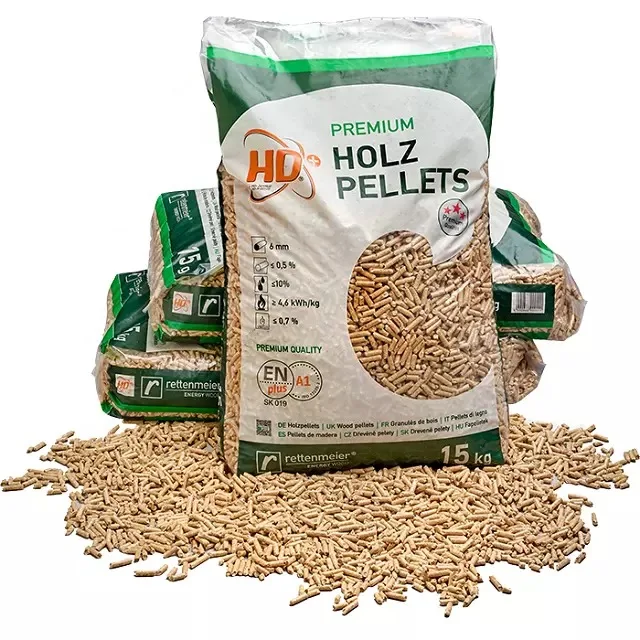 New Premium Wood Pellets 6mm EN plus A1 Class Pellet Abete in 15kg bags Wood Pellets Prices Cheap