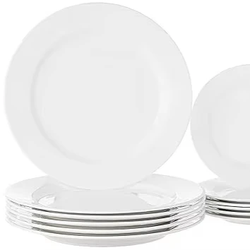 6 Pcs Set 10 Inch Christmas Lagoon Dinner Set Ceramic Dinner Light Weight Daily Use Crockery Serving Restaurant Soap Dinnerware