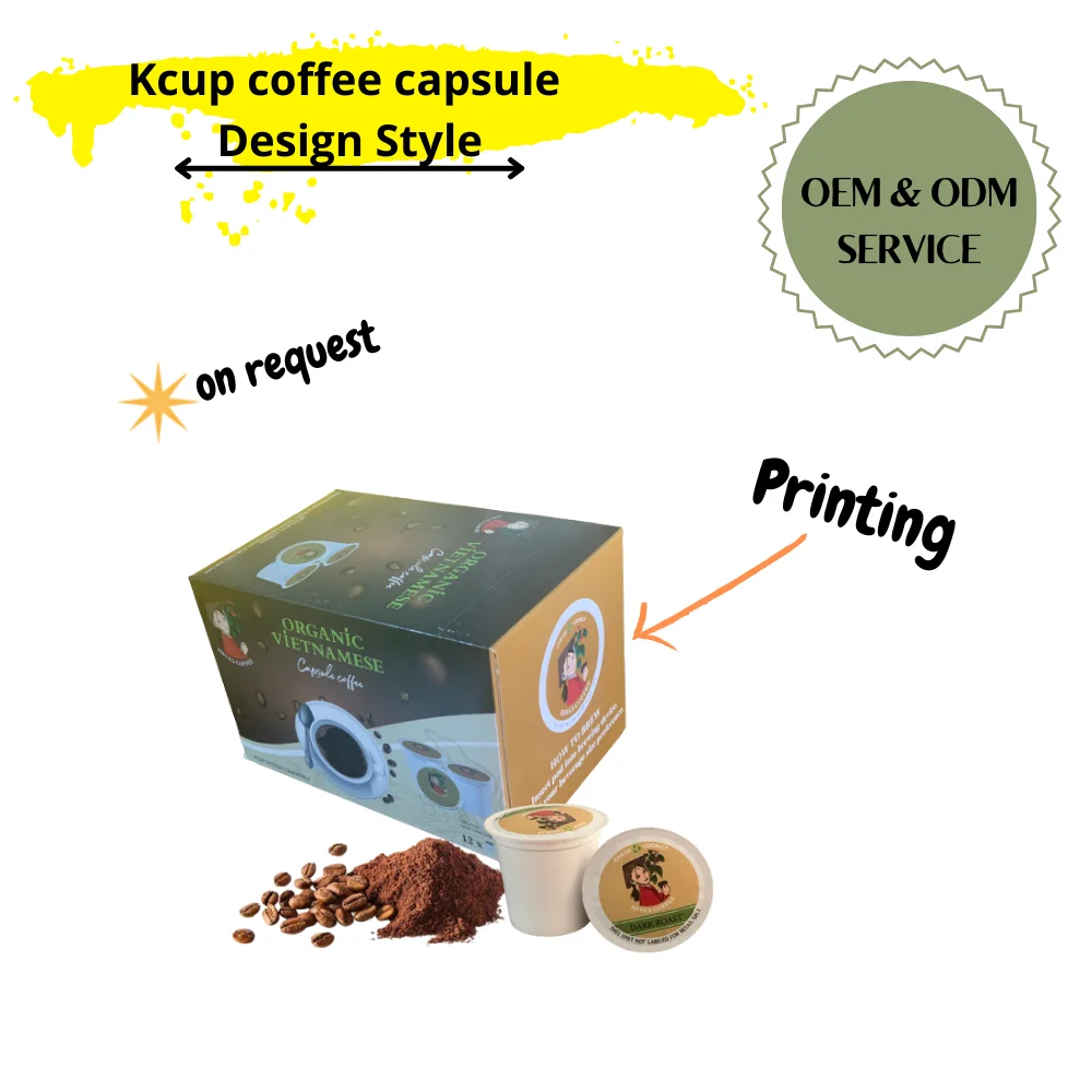 Кофейная фабрика Kcup кофе Вьетнам OEM Арабика Капсула 10 г полный городской обжаренный насыщенный аромат фруктовый сладкий оптовая цена