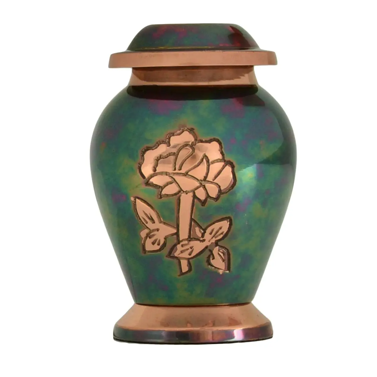 Amazon Hot Selling Copper Plating Keepsakes Urns Great Quality Handicraft at Best Price for Funeral Cremation Ashes by ACW