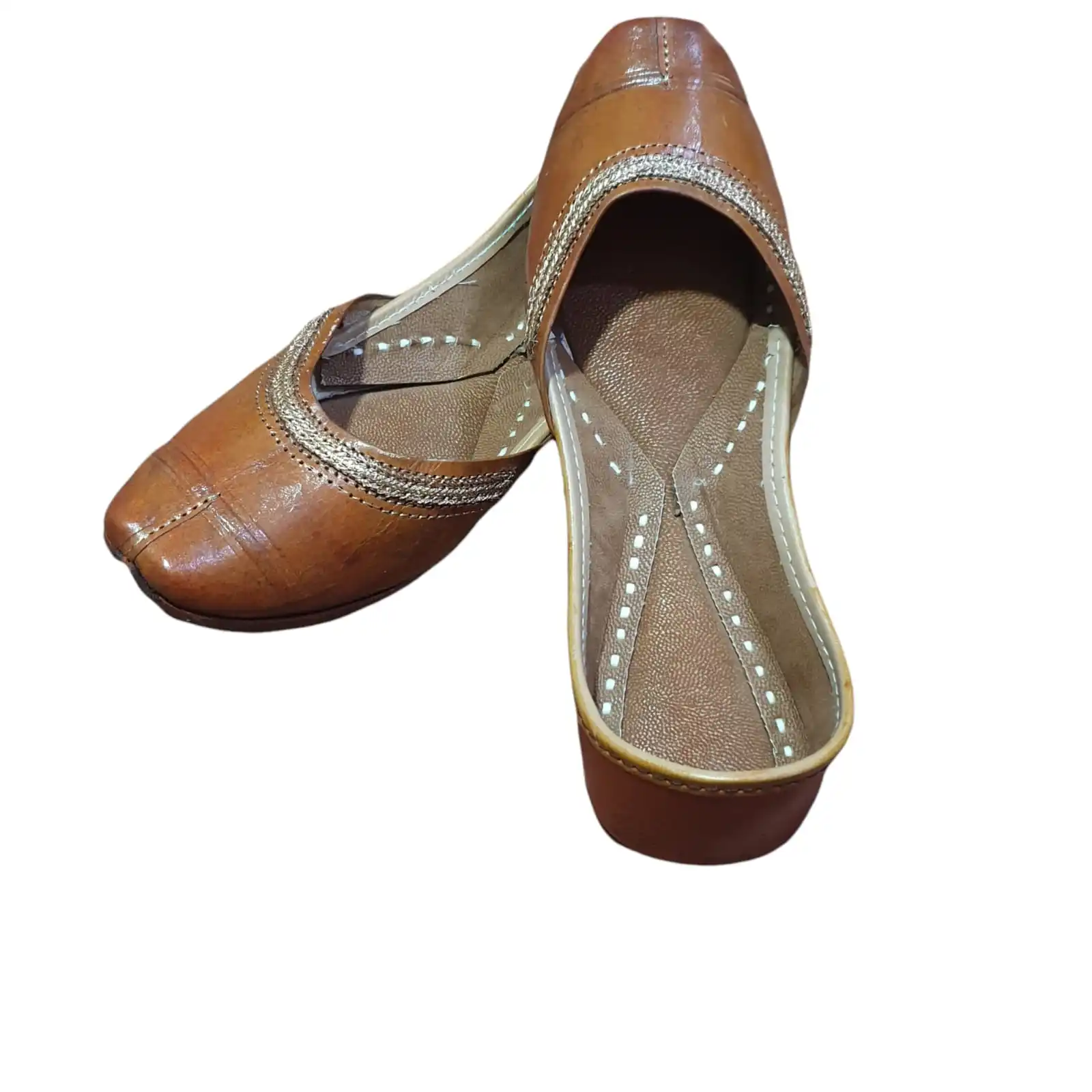 women khussa/Punjabi jutti comfortable wear women Handcrafted Ethnic Leather juti