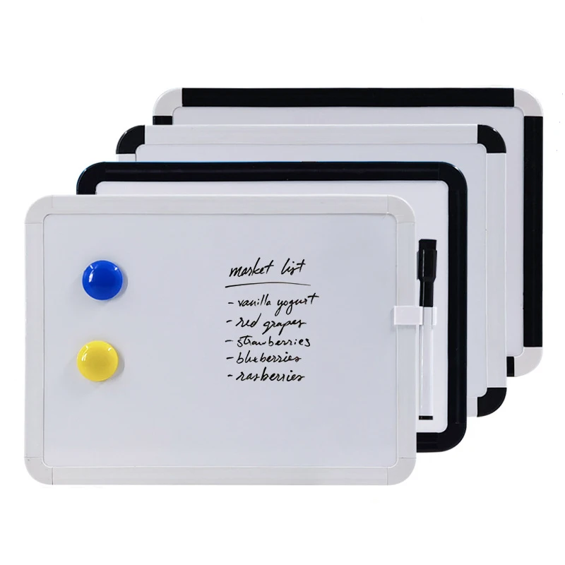 Promotion Custom Printing Wood Frame message board Soft Wooden Magnetic Whiteboard dry erase board