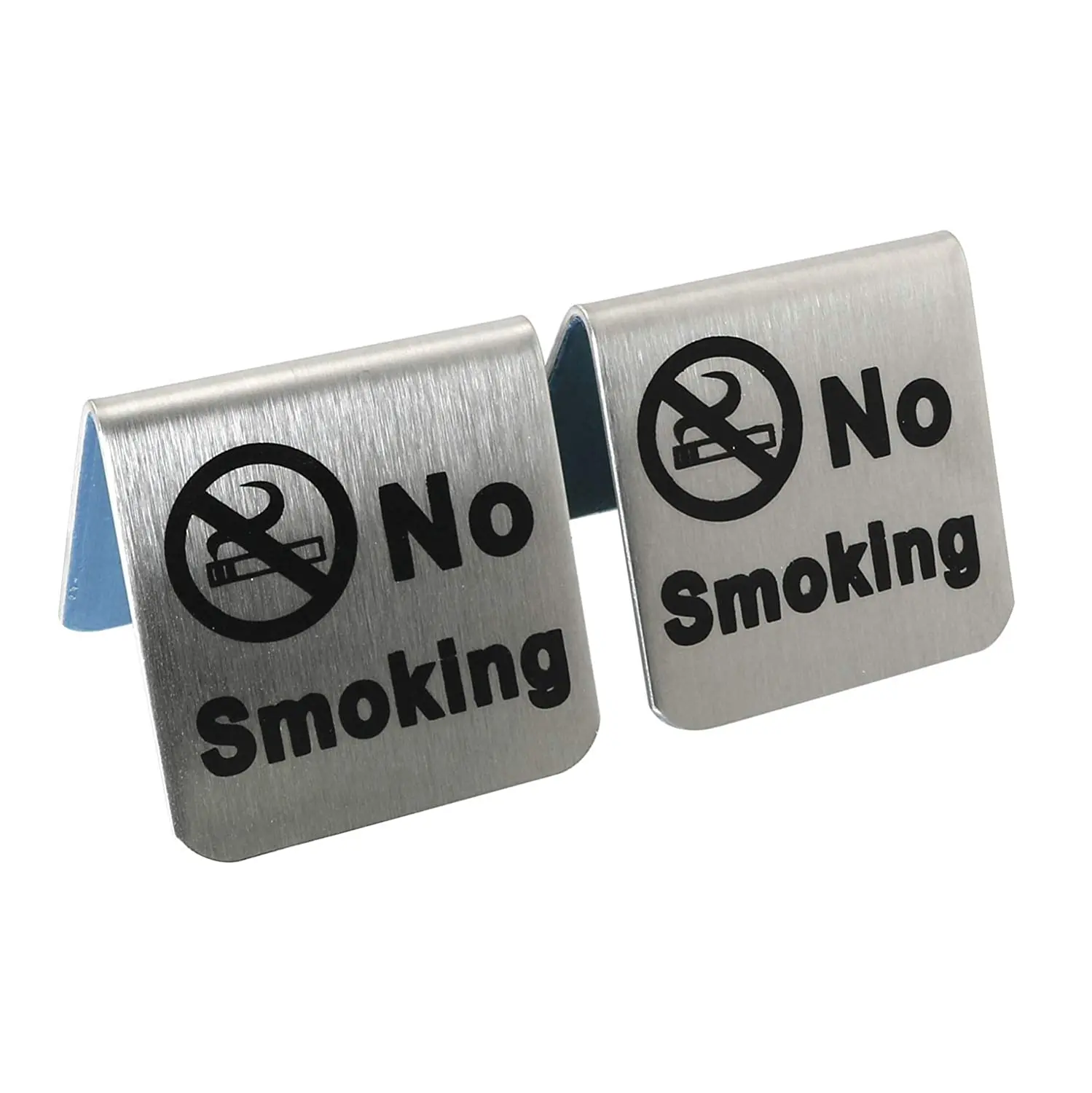 2024 Wholesale Manufacturer Stainless Steel Table Sign Stand Reserved Signage Restaurant Bar Cafe Board Customized Logo