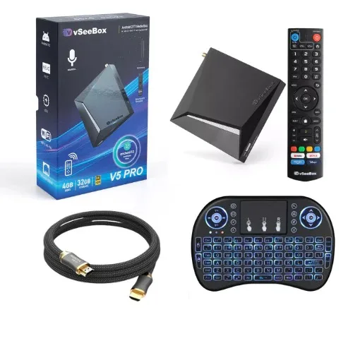 Новая операционная система Vseebox V5 pro последняя Android 12