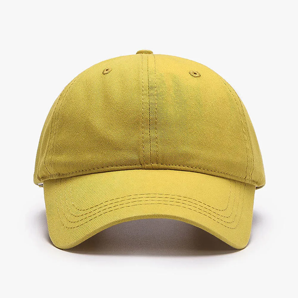 In Beautiful Yellow Color Top Quality Product OEM Service 2023 New Arrival Men Wear Baseball Caps By CAVALRY SKT COMPANY