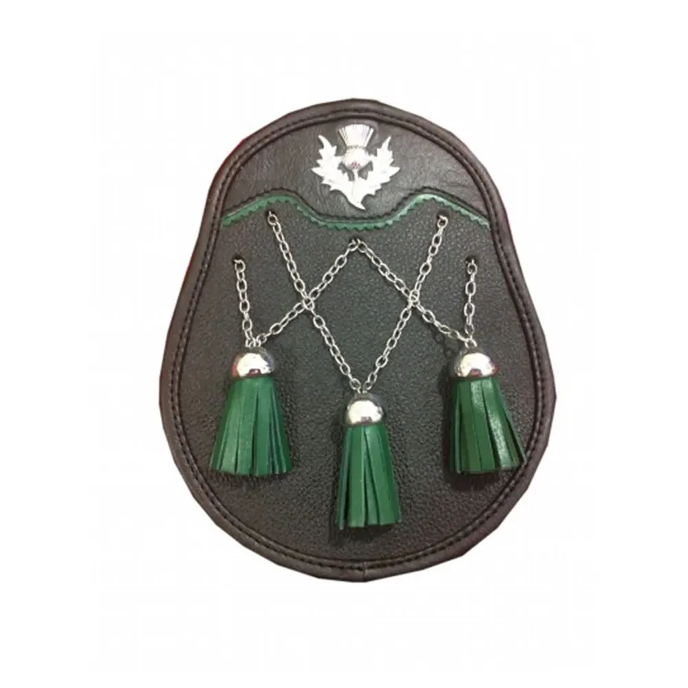 Scottish Kilt Leather Sporrans Pin Lock Genuine Leather Sporrans At Wholesale Prices