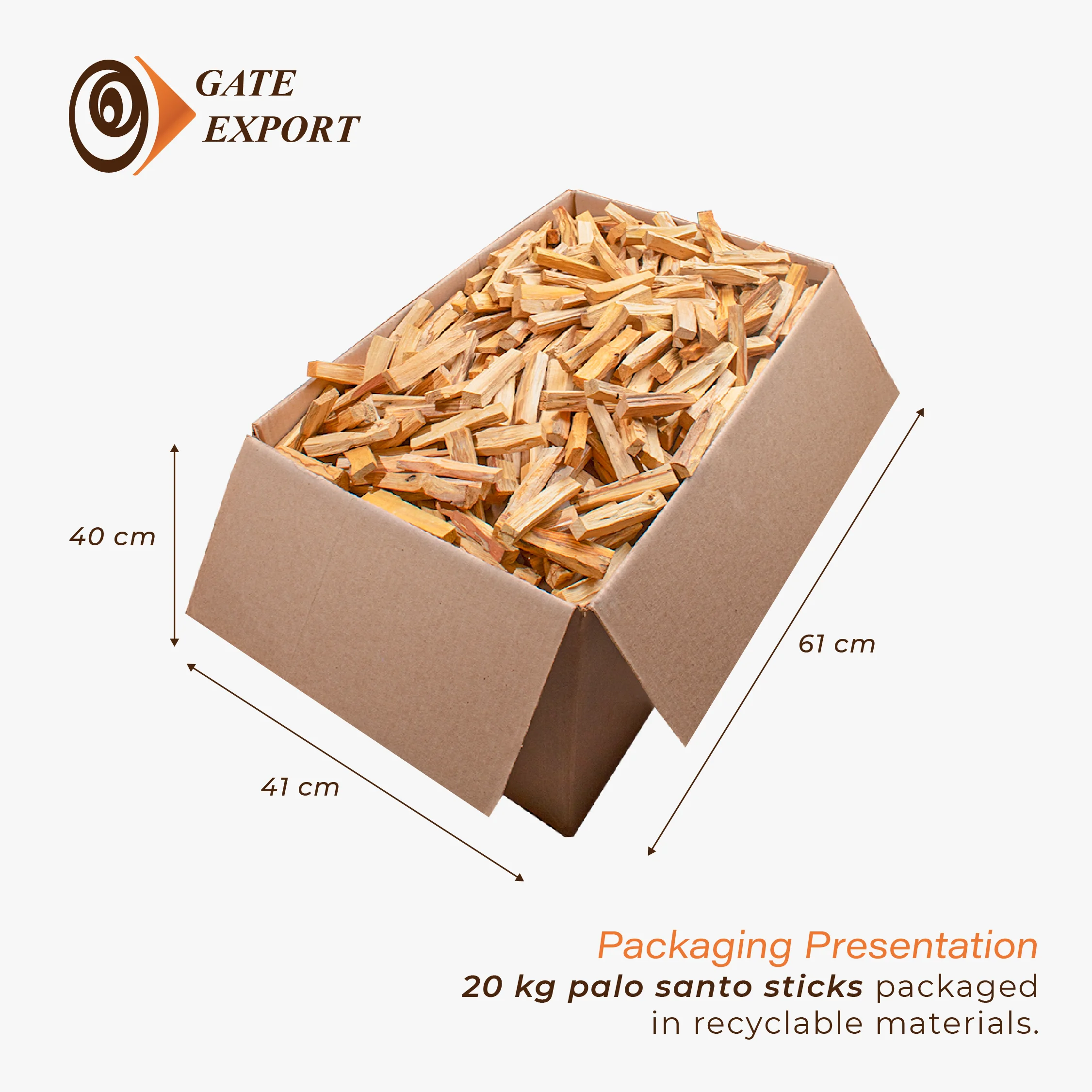 Best 2024 Sustainable PALO SANTO Wood Stick Thick High Quality Indoor Aromatherapy Yoga Home Decor Smudge-Direct Peru