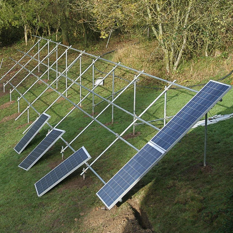 Warranty 10 years ground mount solar racking systems galvanized solar pv support structure ground mount solar racking systems