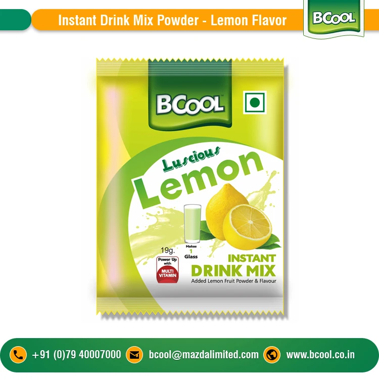 Hot Sale of Refreshing Natural Taste Sugar-Based Lemon Flavor Drink Powder for Instant Energy Boost at Superb Price