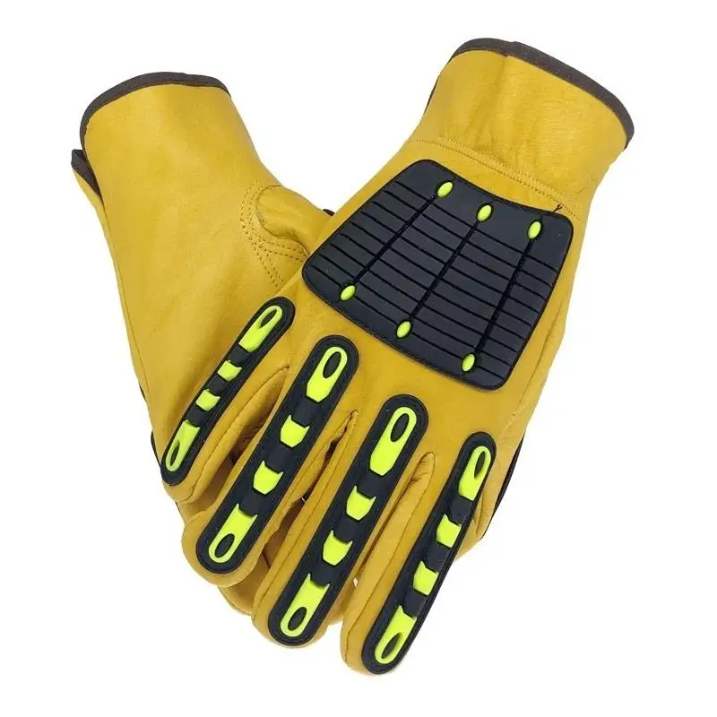 High Quality Mechanical Safety TPR Impact Gloves Cheap Price Industrial Work Mechanic Gloves