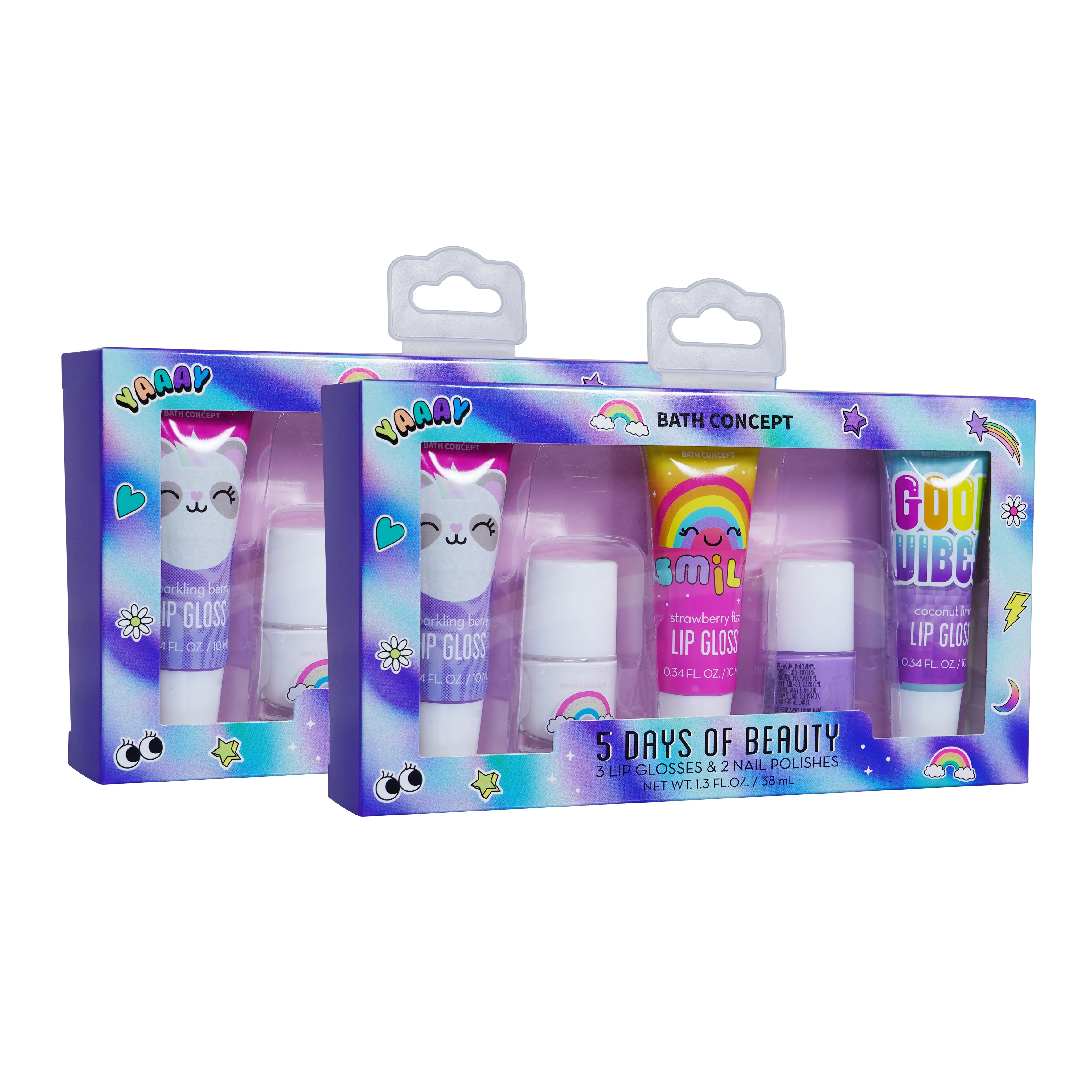 Индивидуальный Пользовательский логотип детский блеск для губ Лак для ногтей набор для макияжа