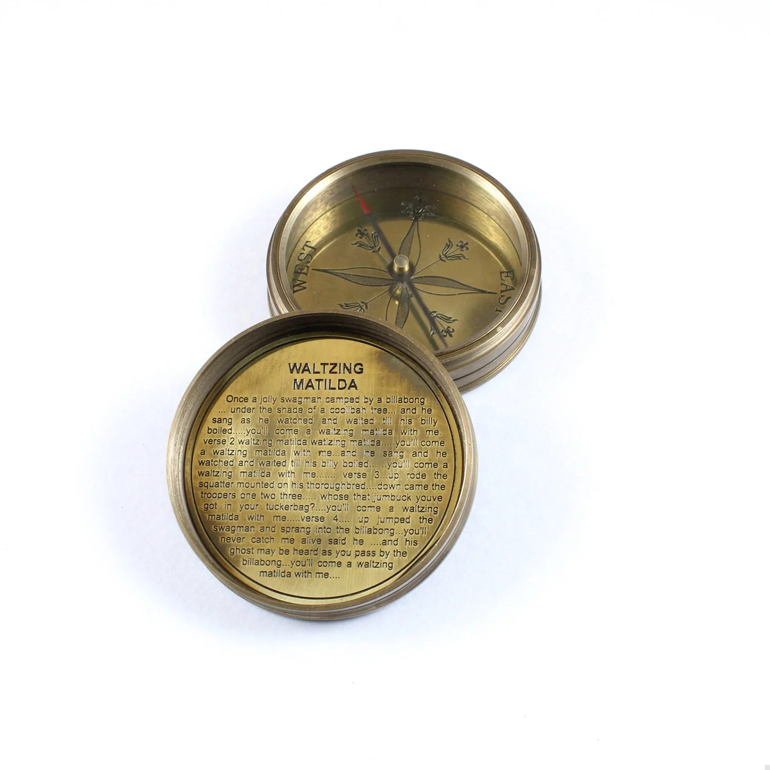 Prismatic Engineers Lensatic Map Compass Dollond London Compass Personalized Vintage Nautical Handheld Compass