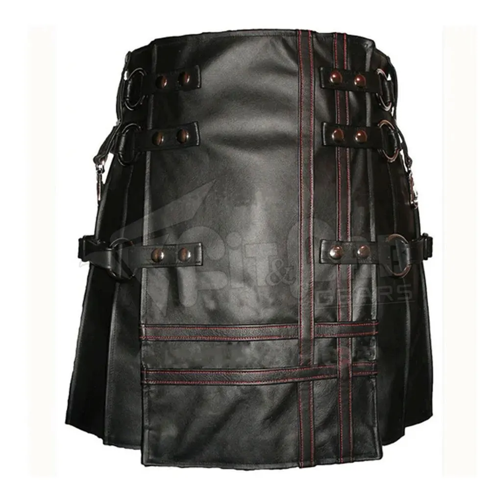 Под заказ натуральная кожа Kilt винтажный для мужчин новая модная современная кожаная