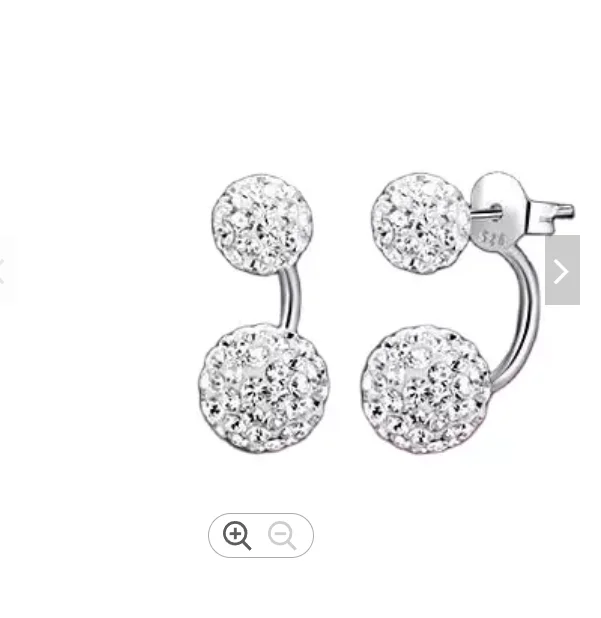 Promotion 925 sterling silver fashion U bend earring shiny Shambhala ladies`stud earrings jewelry allergy free wholesale