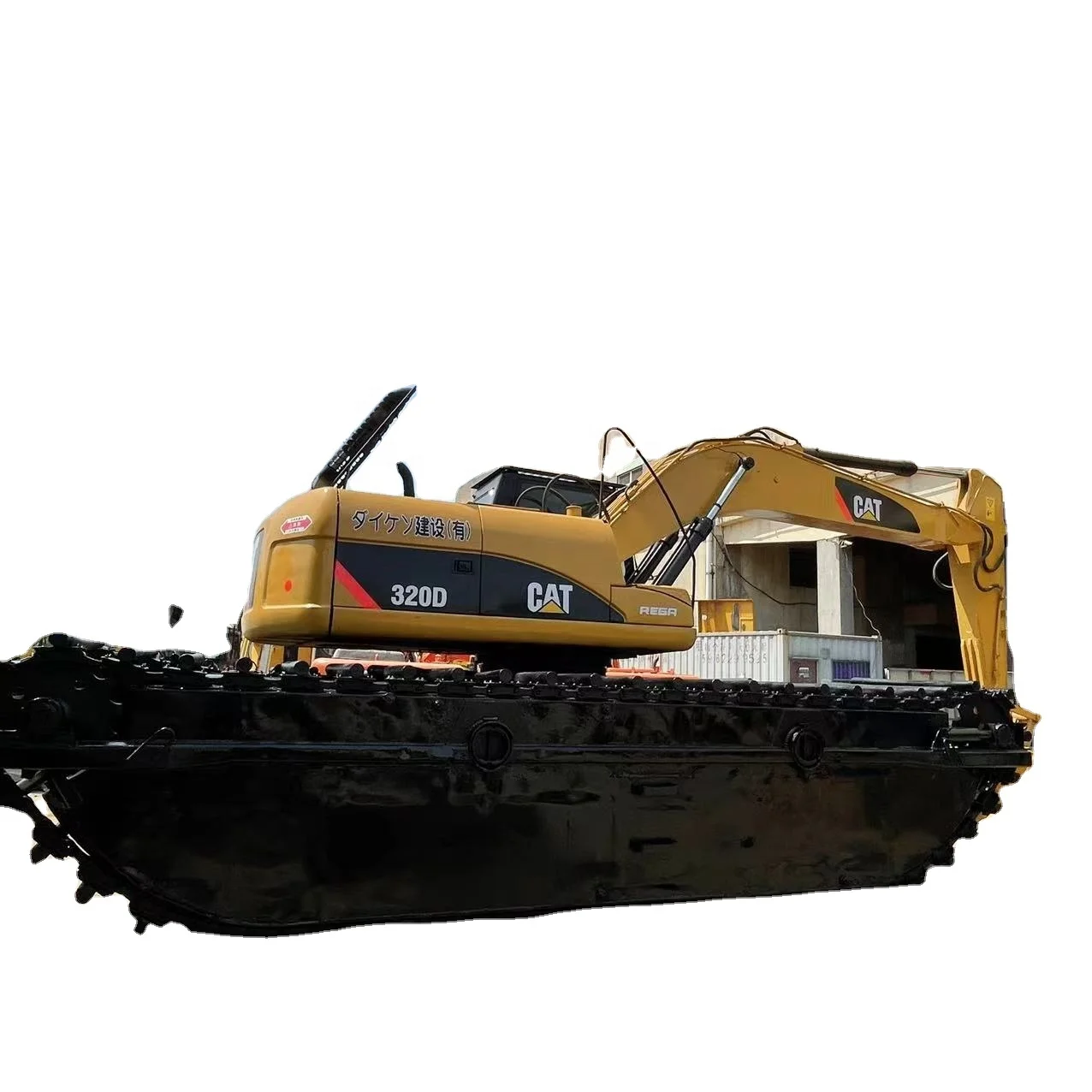 Подержанные 20 тонный экскаватор амфибия кошка 320D 320 336 болото работает на болотном газе багги