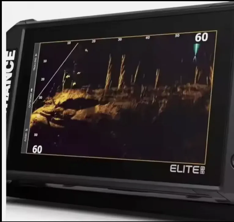 Рыболокатор с крюком Lowrance 9 10-дюймовым экраном оригинальный продукт C-MAP предварительно загруженной картой