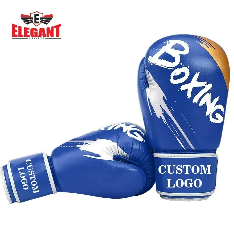 Best Quality Customized Boxing Gloves With Three Layer Hand Mold And PU Leather Boxing Gloves By Elegant Sports