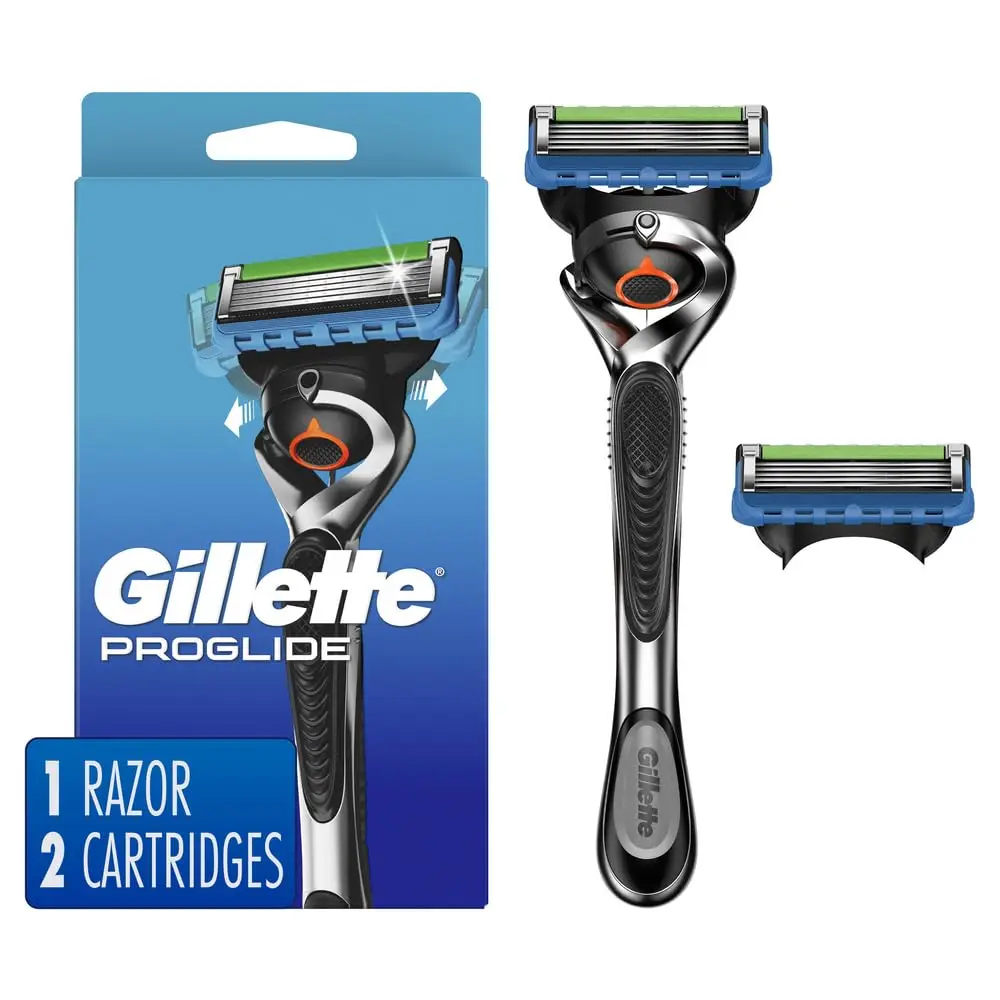 Gillete Fusion5 Mens Razor Handle and 4 Blade Refills