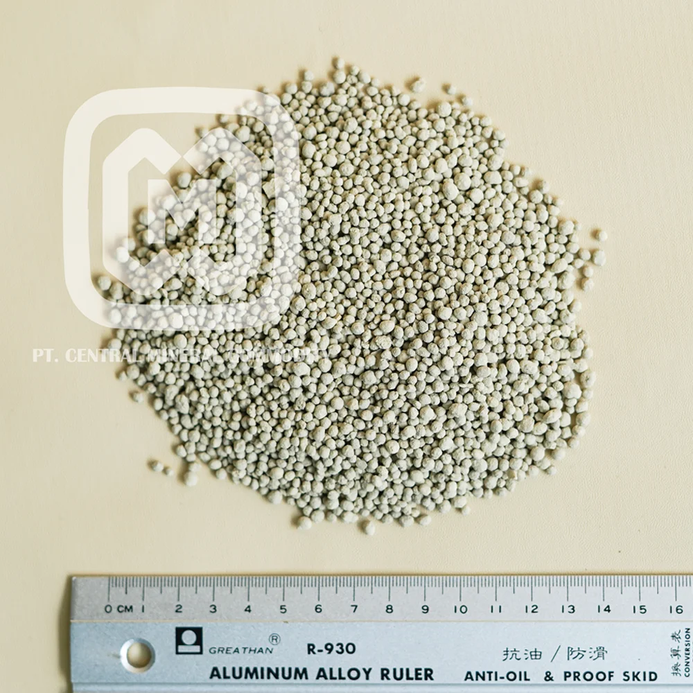 NATURAL ZEOLITE GRANULAR FOR AQUACULTURE FISH SHRIMP POND WATER FILTER HIGH CEC CLINOPTILOLITE BEIGE COLOUR MINERAL