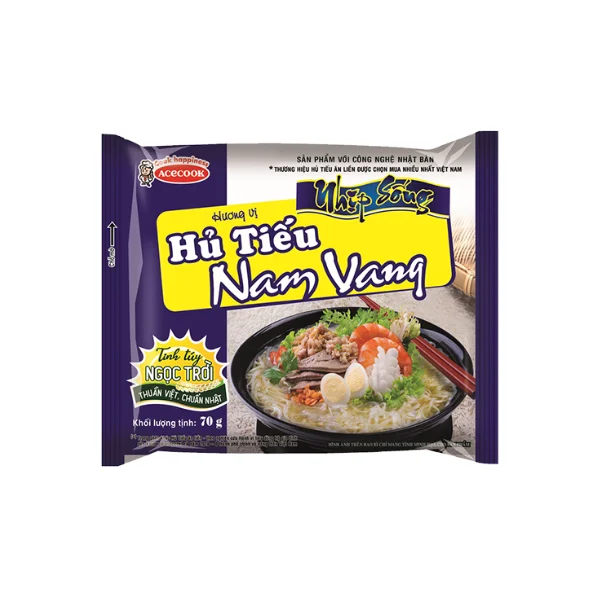 ACECOOK Rice Noodle Vietnamese Dried Noodle Instant Food Noodles Original with 0% Trans Fat & Cholesterol
