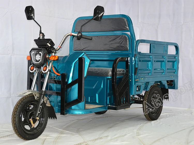 Open Body Electric Cargo Bike 3 Wheel Pickup Truck 250cc Three Wheel Atv  Tricycle Electric Bike  Scooter Bike