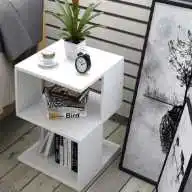 casaandsaca 1 Engineered Wood Coffee Table  (Finish Color - white, DIY(Do-It-Yourself))