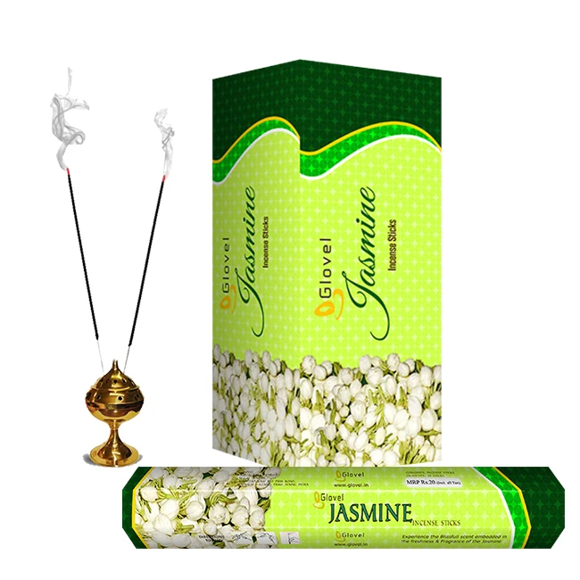 Best Selling 8 Inch Perfumed Incense sticks with Square box packing (8 sticks) Agarbatti Pooja Item for Home