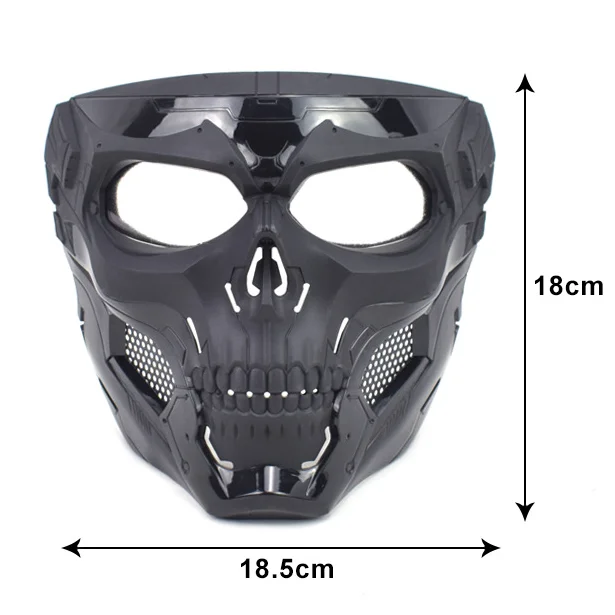 Factory Wholesale Skull Tactical Mask Outdoor Sports Game Motorcycle Balaclava Suitable for Halloween Accessories