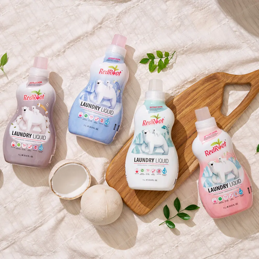 Top Selling Baby Products RedRoot Laundry Detergent_Musk Floral Plant-derived Ingredients 3x More Concentrated