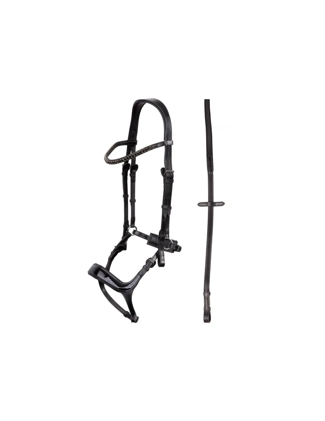 Patent Leather Bridle Comfort Fit Dropped