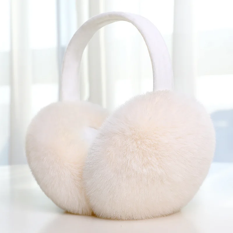Unisex Australian Merino Sheepskin Fur Earmuffs Plush Furry Ear Cover Warmer Winter Outdoors Real Australian Merino Sheepskin