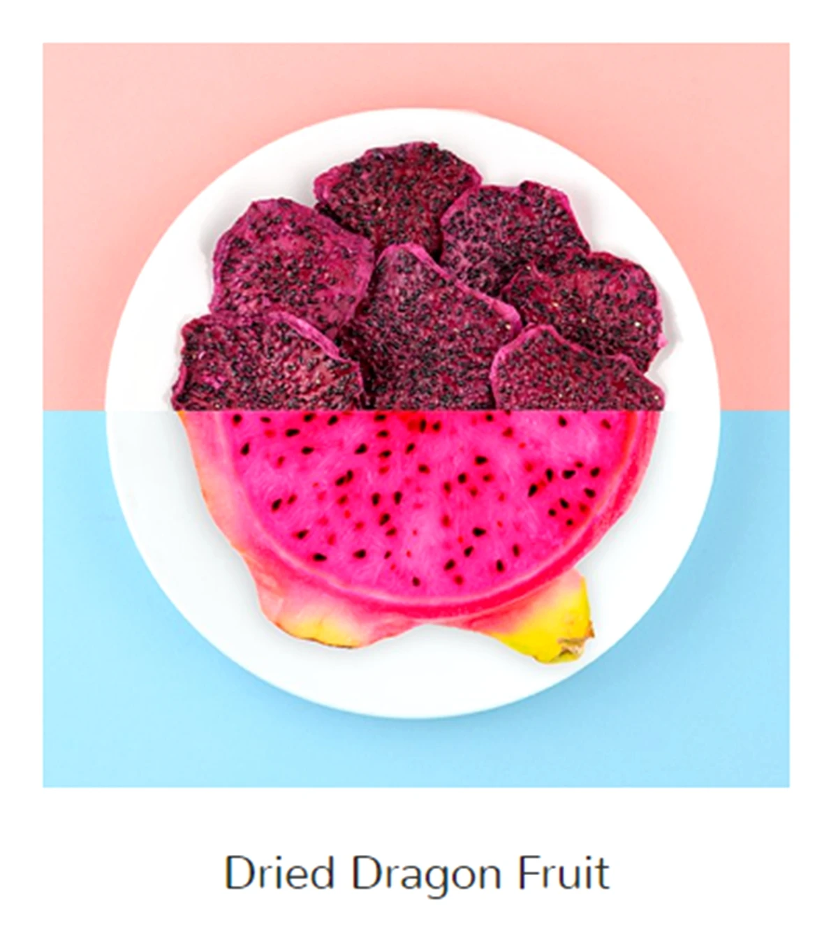 Dried Fruits Dehydrated Dragon Fruit Best Selling Grade AA Sliced Dry Dragon 100% Natural Premium Product of Thailand