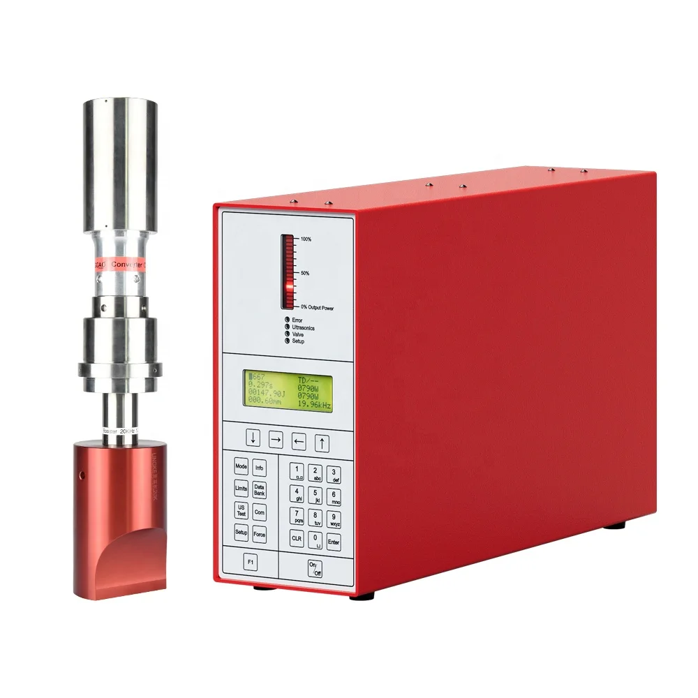 Ультразвуковой сварщик 20 кГц 1500 Вт подходит для различных пластиковых деталей пластиковой сварочной системы