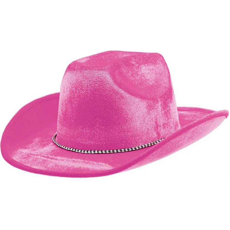 Haiwin индивидуальная розовая ковбойская шляпа Kiss Me Quick с пушистыми перьями шляпа для женщин
