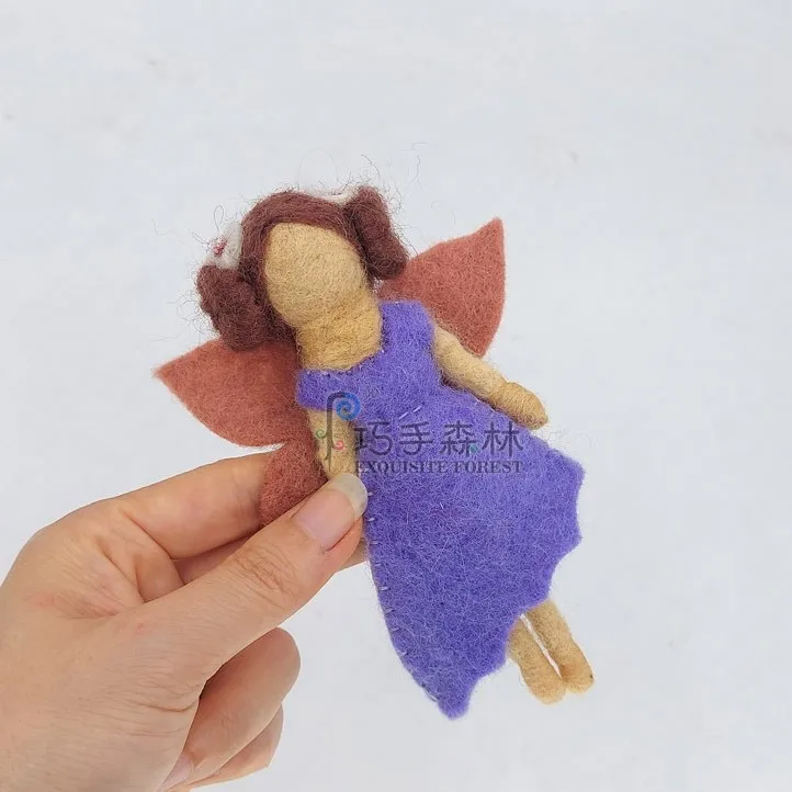 Clean and Eco-Friendly Wool Felt Pendant Animal Doll Keychain Lanyard Plush Bag Hanging Doll Clean Eco-Friendly Plush Toys