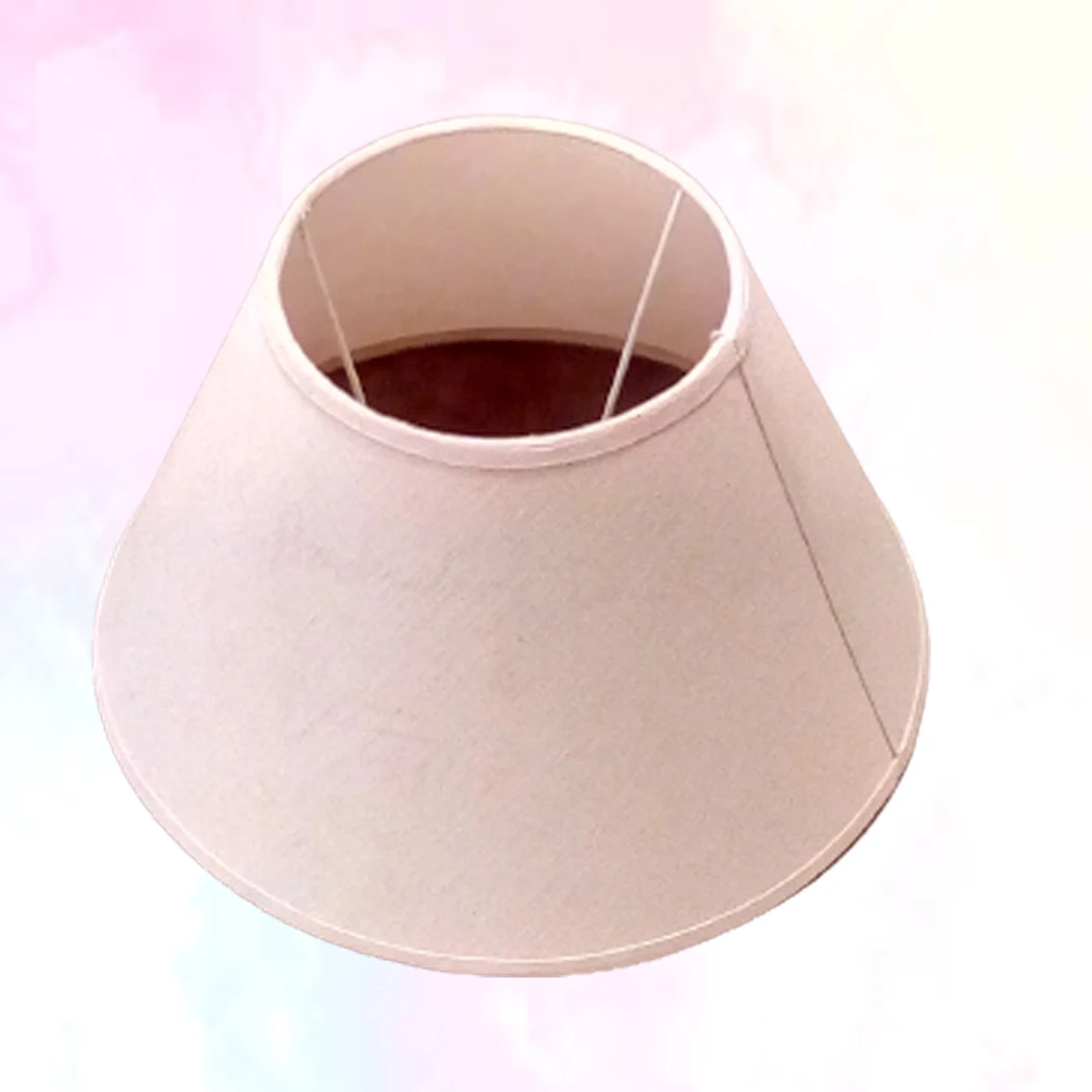 Circular Round Ball Shaped Lamp Shade in White Cotton Fabric for Table and Floor Lamp for Hotel and Home Decor