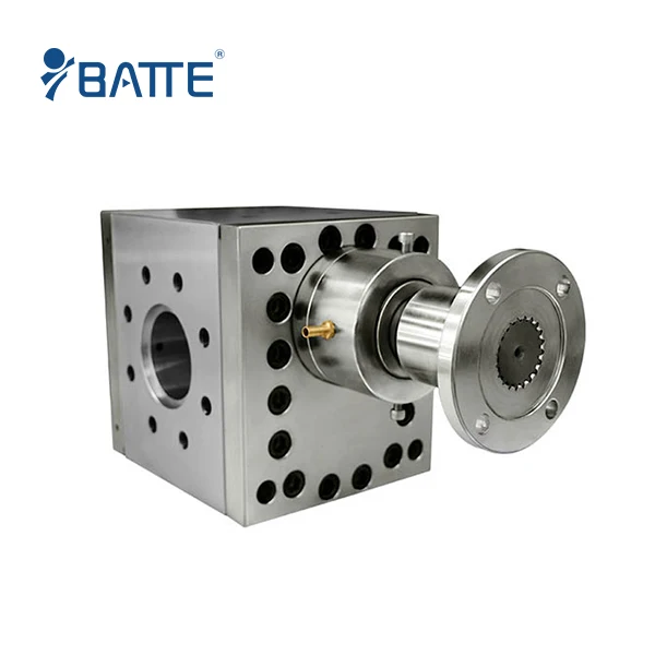 China factory batte hot sale high temperature melting gear pump for PET sheet plastic extruder melt pump