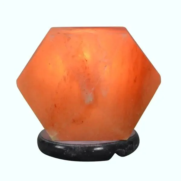 Top Notch Quality Premium Build Quality New Design of Crafted Diamond Shape USB Salt Lamp Multi colors