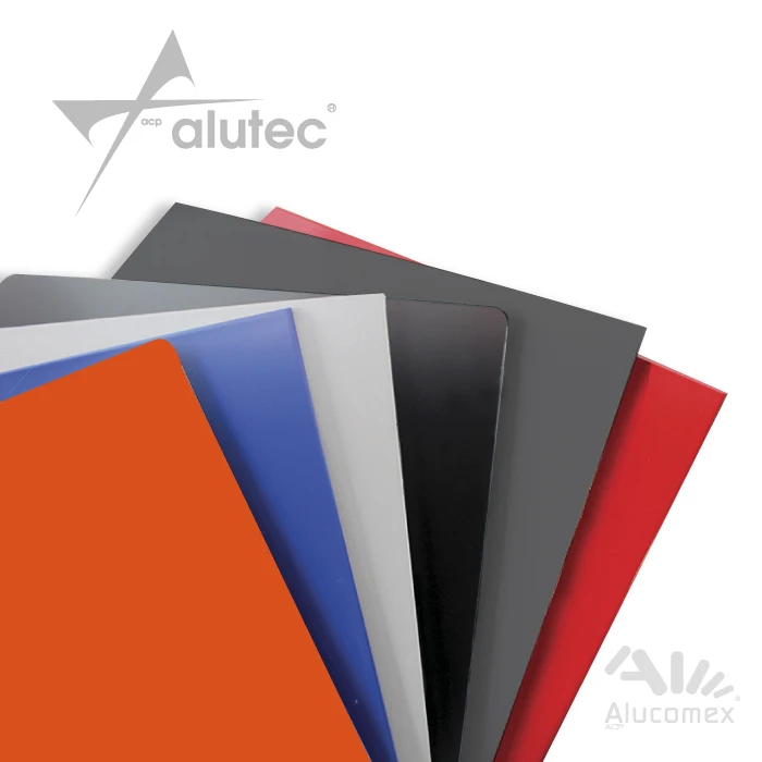 Light Blue ACP Thickness 4 mm ACM Plastic Aluminum Composite Panels for Architectural Project PVDF Solid Color